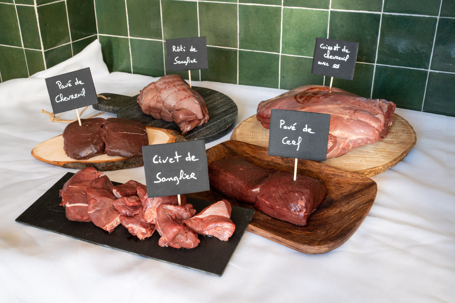 Colis de viande de gibier