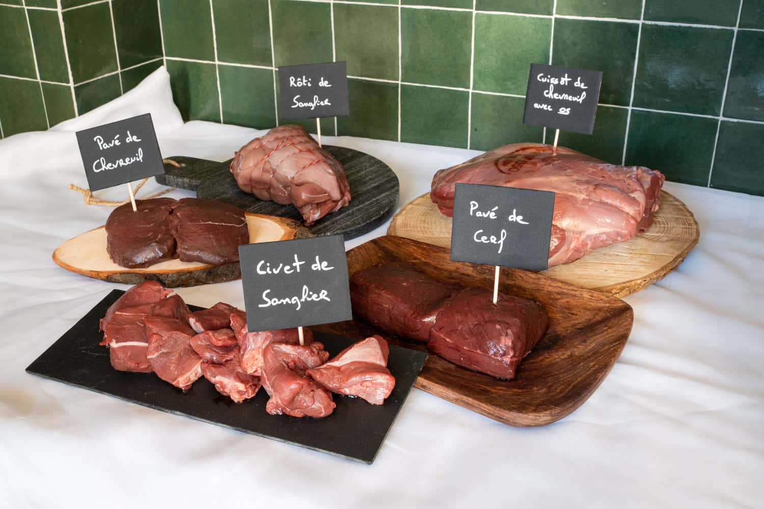 Colis de viande de gibier