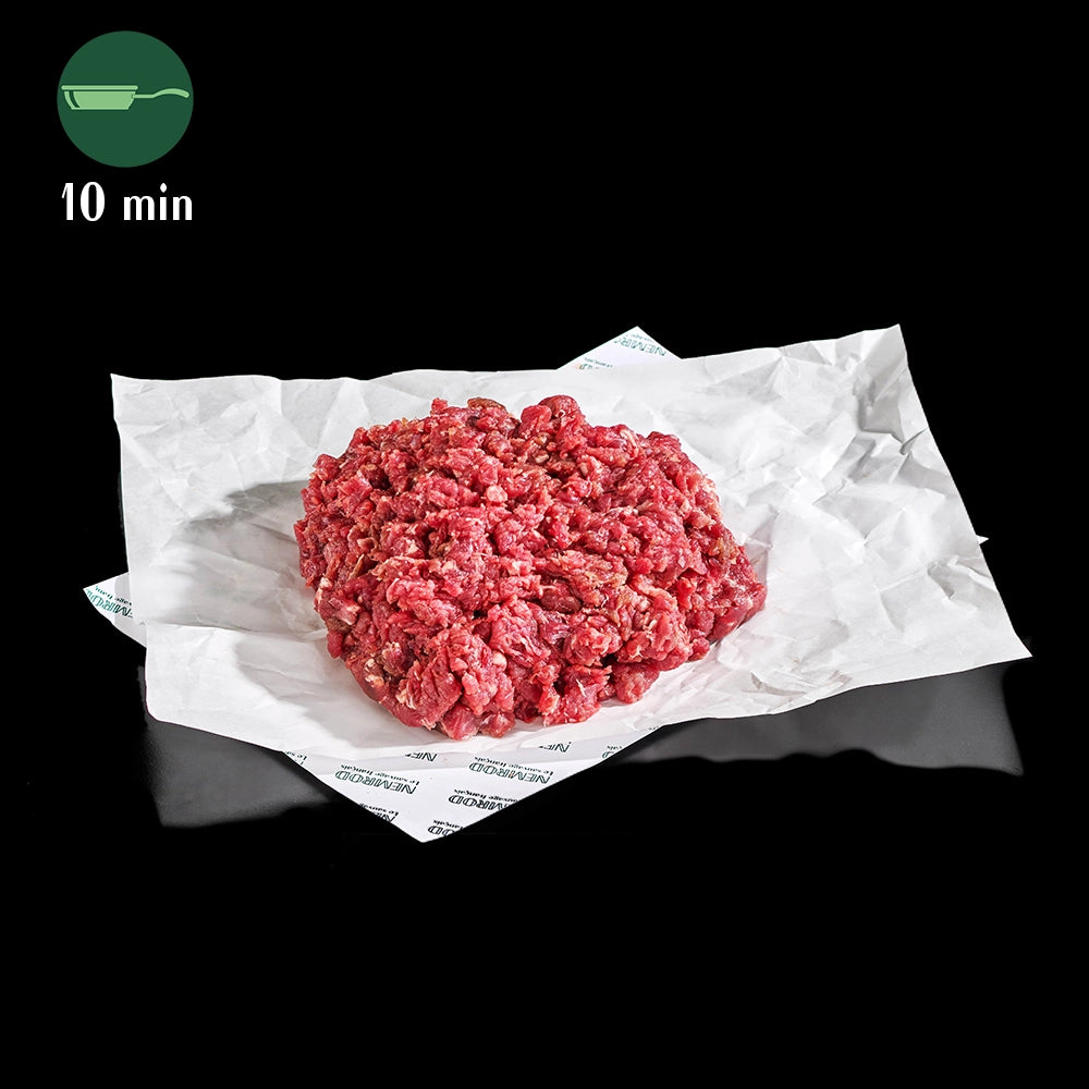 Préparation de viande hachée de Cerf