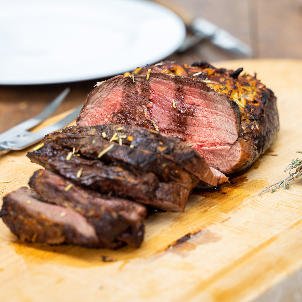Rôti de cerf en croûte d'herbes