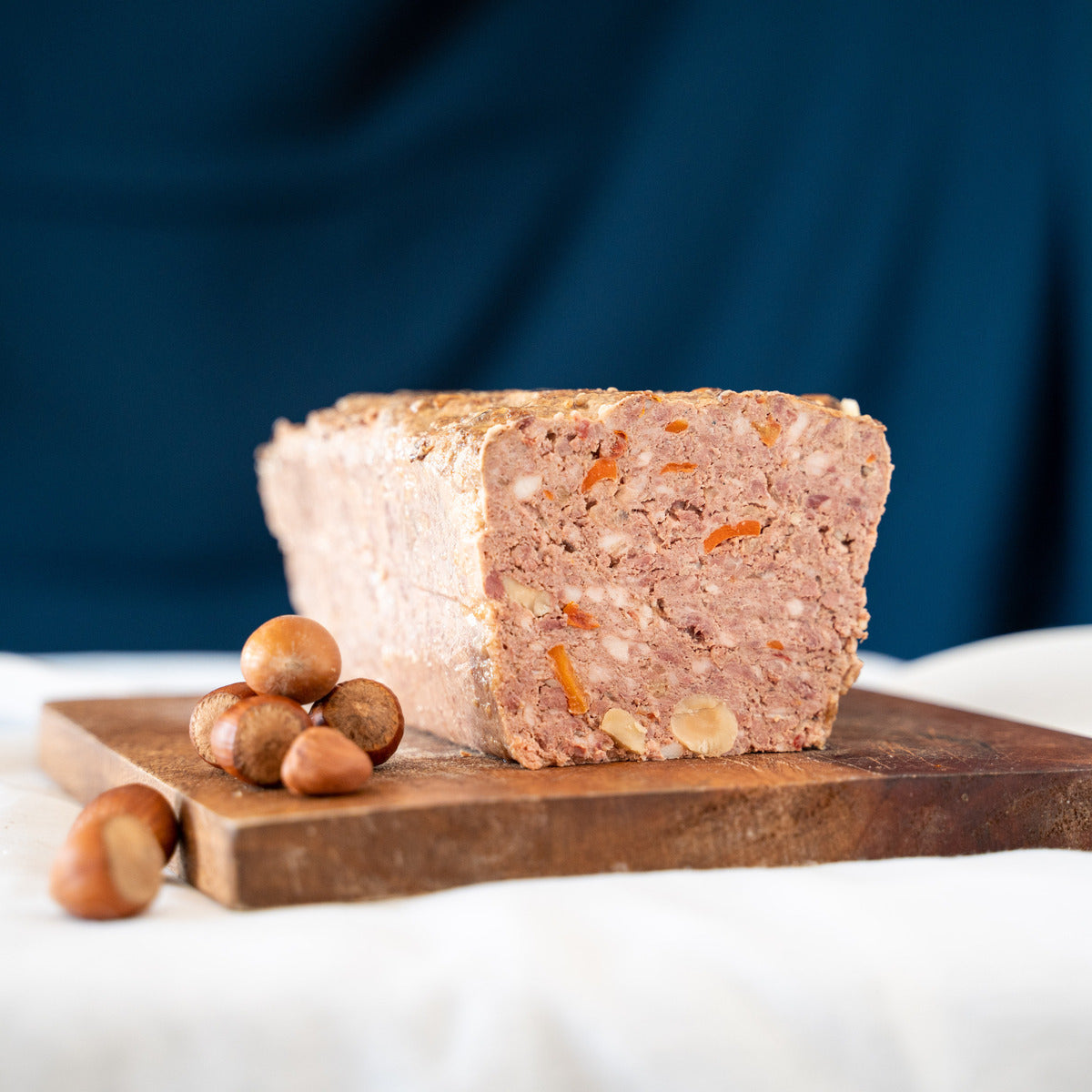 Terrine fraîche Chevreuil & Noisettes Viande de gibier Nemrod.co