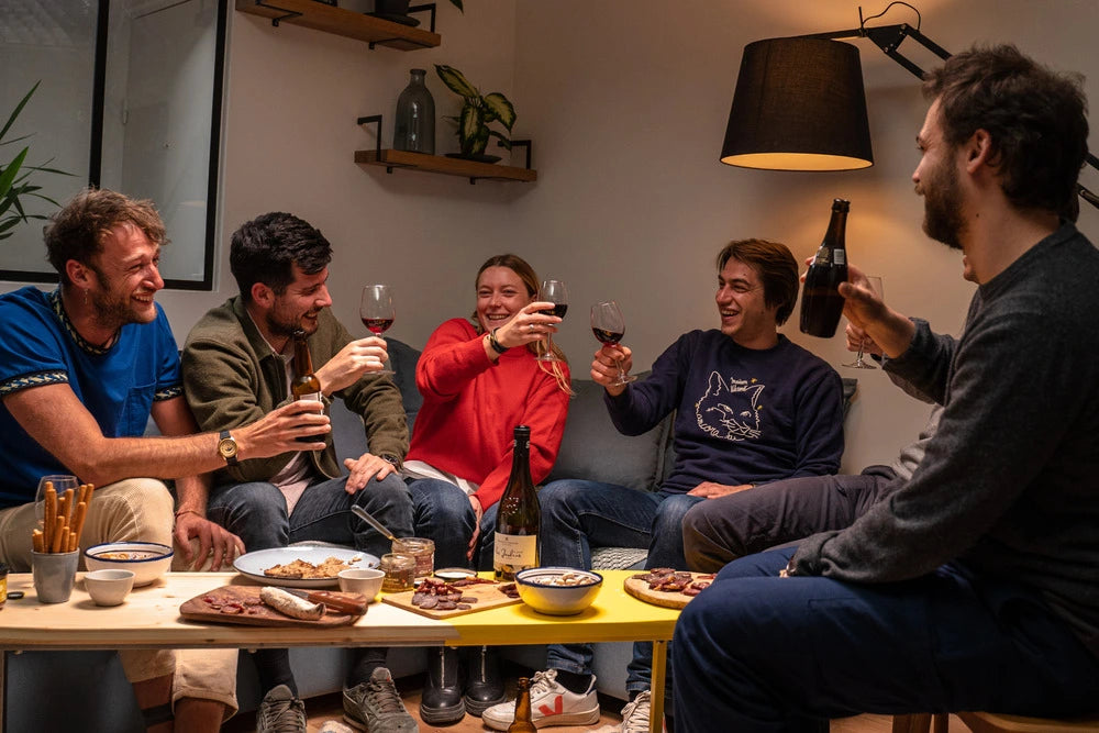 Apéritif entre amis autour des produits Nemrod