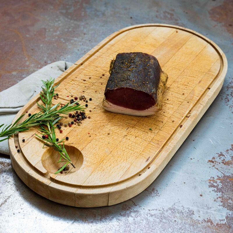 Faux filet fumé & séché de Sanglier sauvage (Pièce à trancher)