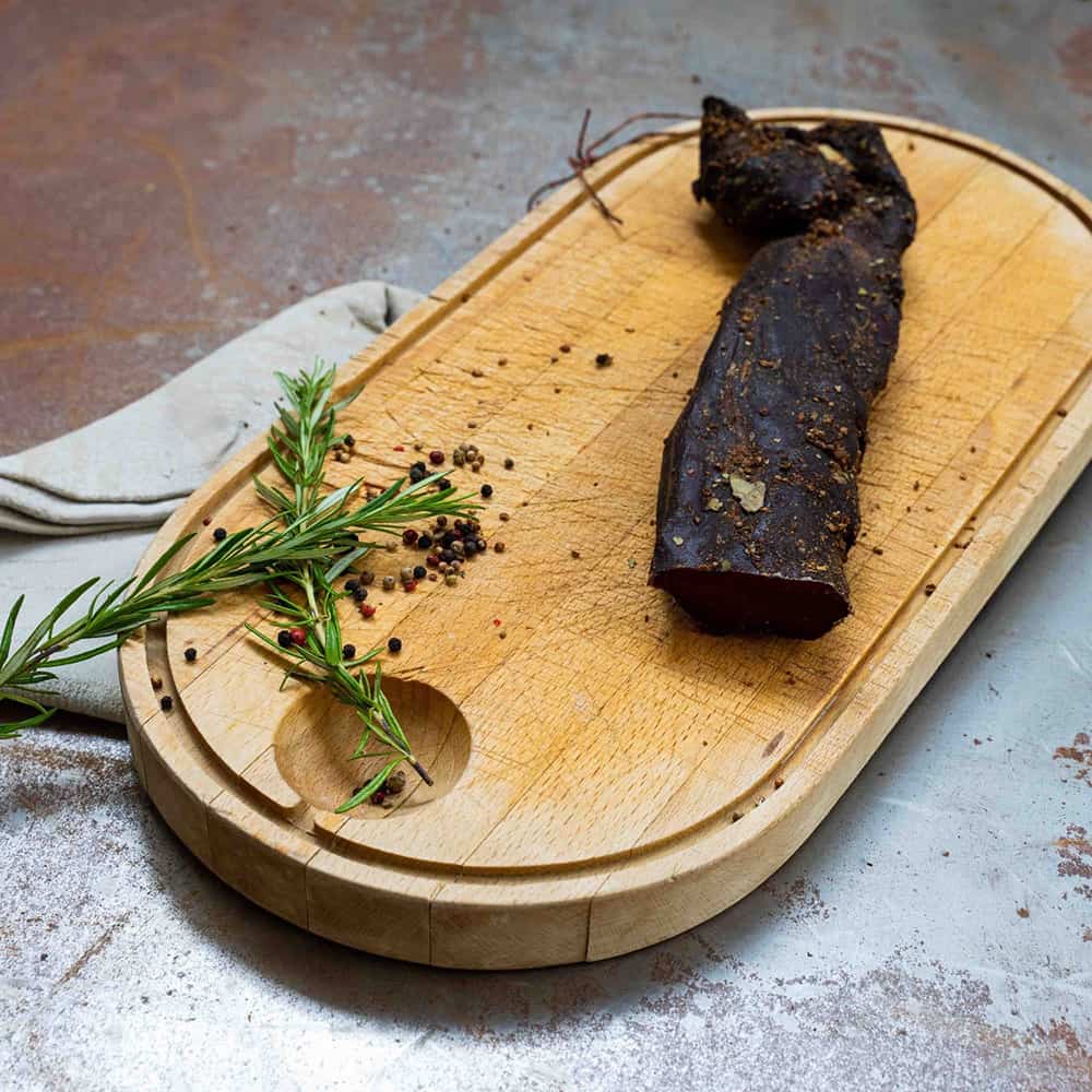 Filet mignon fumé & séché de Sanglier sauvage (Pièce à trancher) - Nemrod.co