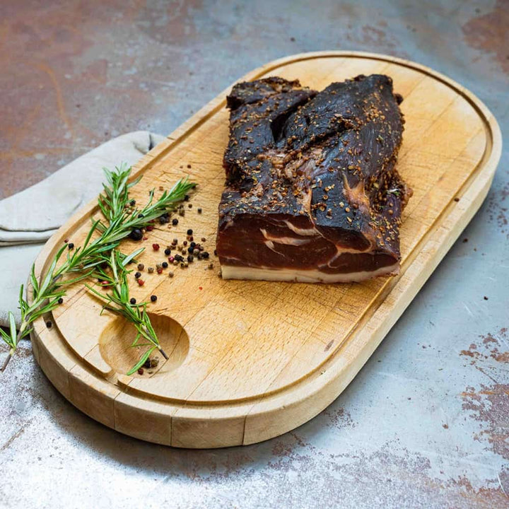 Jambon fumé & séché de Sanglier sauvage (Pièce à trancher) - Nemrod.co