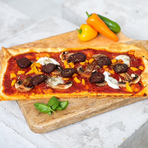 Recette : Pizza au chorizo de Sanglier