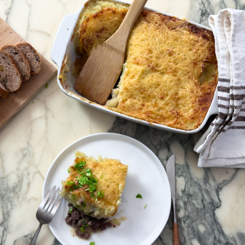 Recette: hachis parmentier de chevreuil sauvage