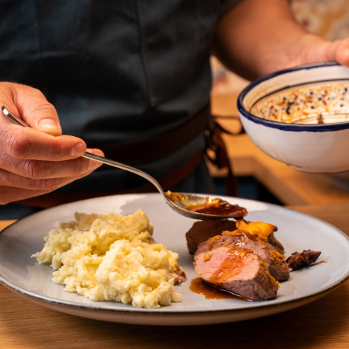 Recette de gibier : Faux filet de Biche de Noël