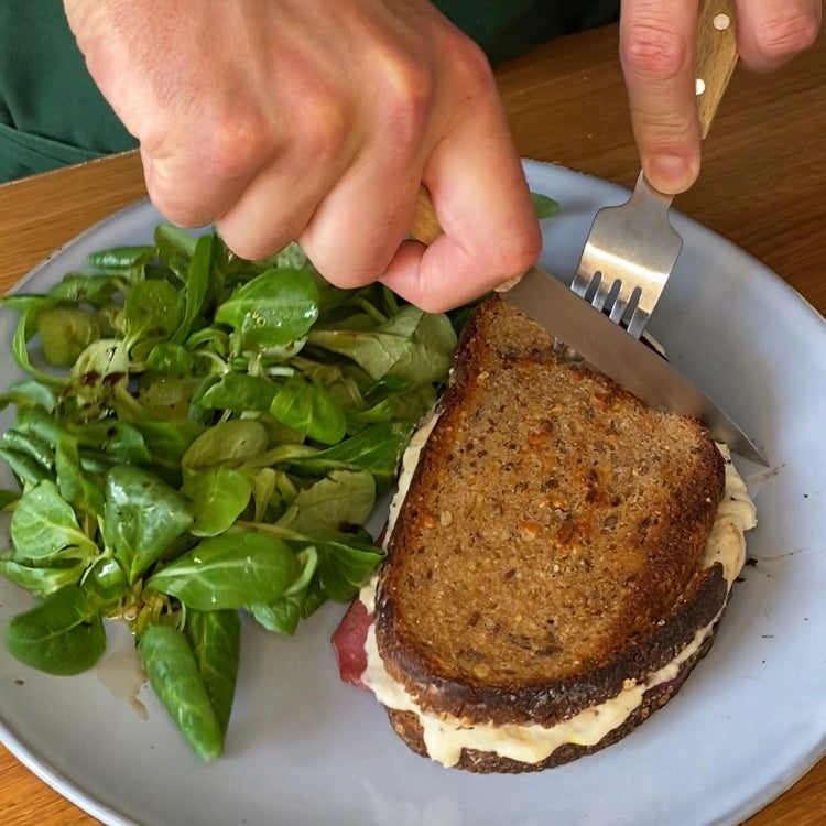 Recette : Croque-monsieur à la noix de jambon fumée de sanglier sauvage et Tomme des Vosges