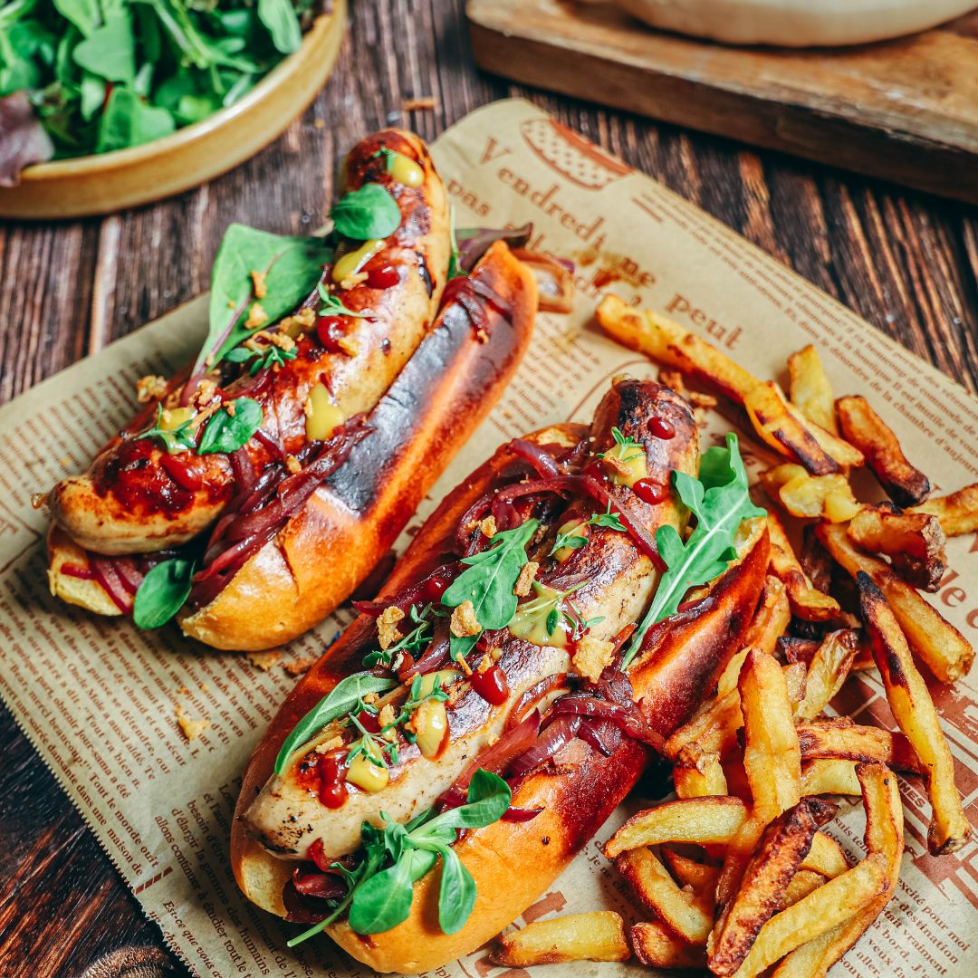 Hot-dog à la saucisse de sanglier