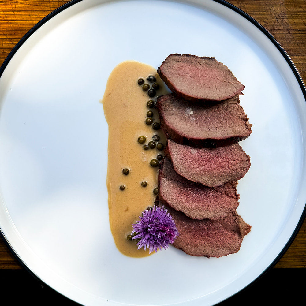 Recette pavés de chevreuil sauce au poivre