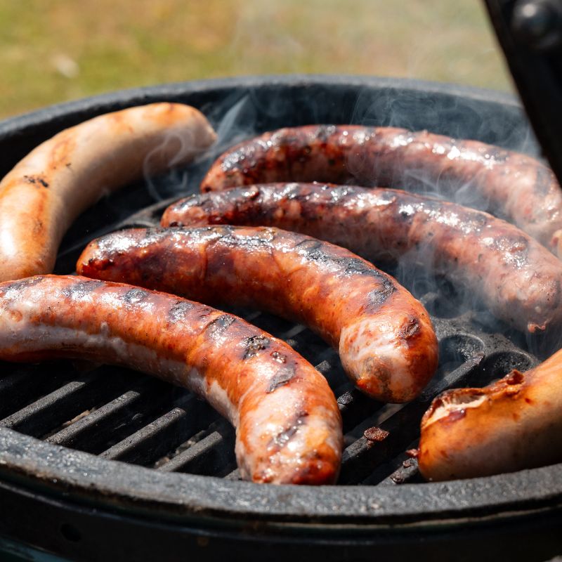 Cuisson saucisses de gibier