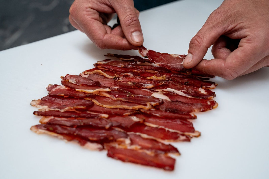 Charcuteries fumées tranchées de gibier