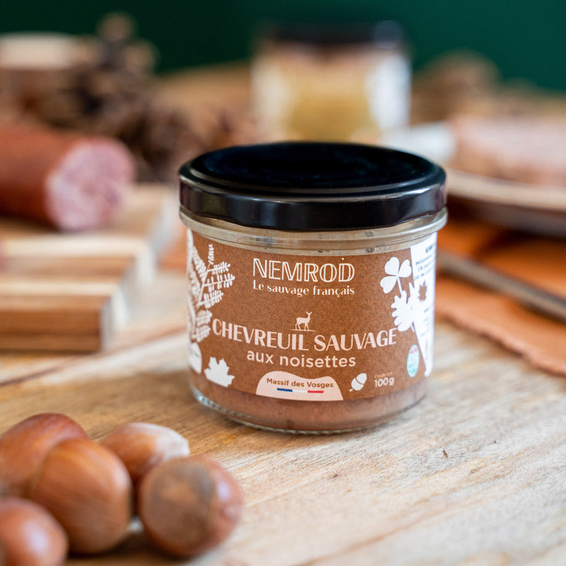 Terrines de gibier sauvage et français