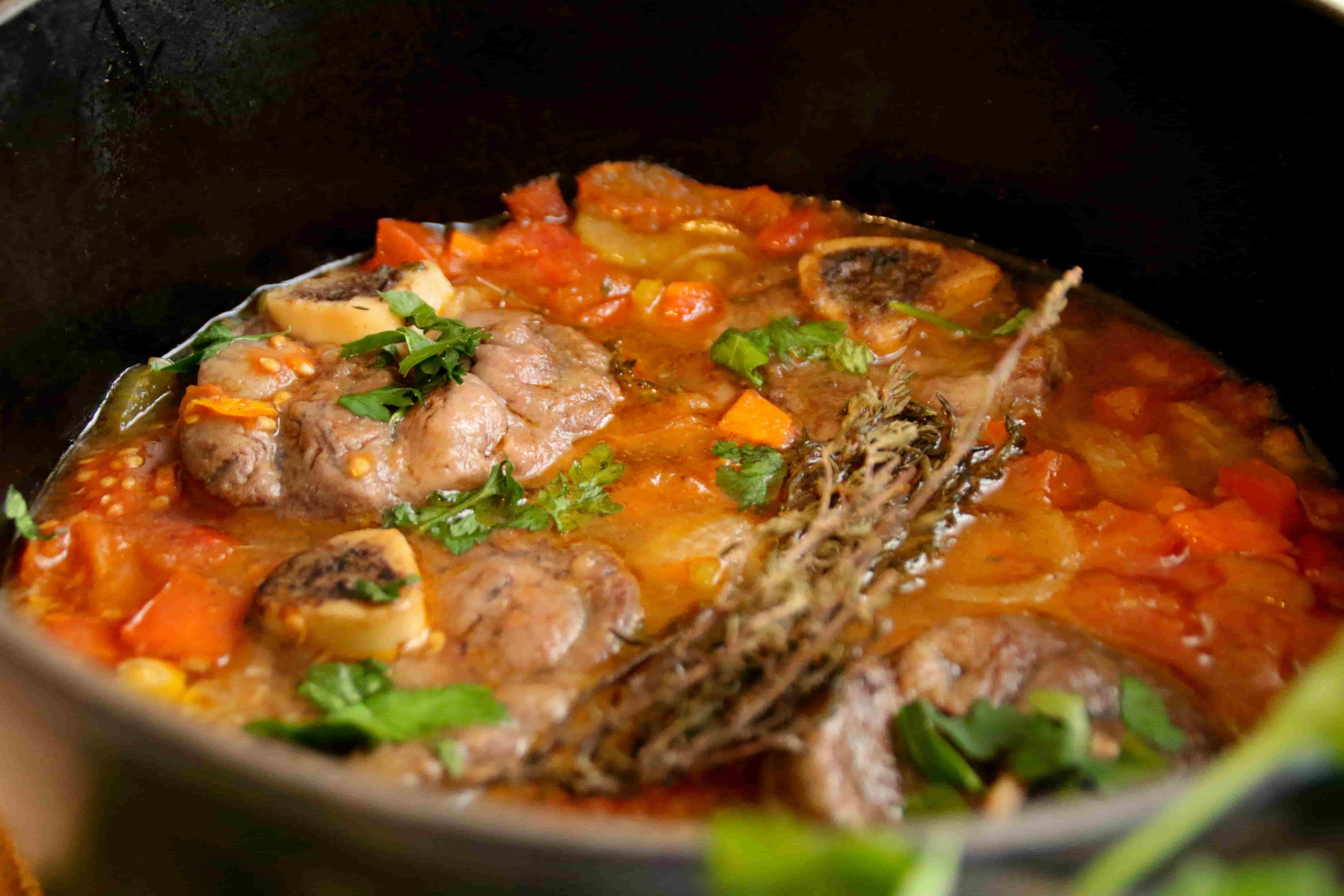 Osso bucco de cerf