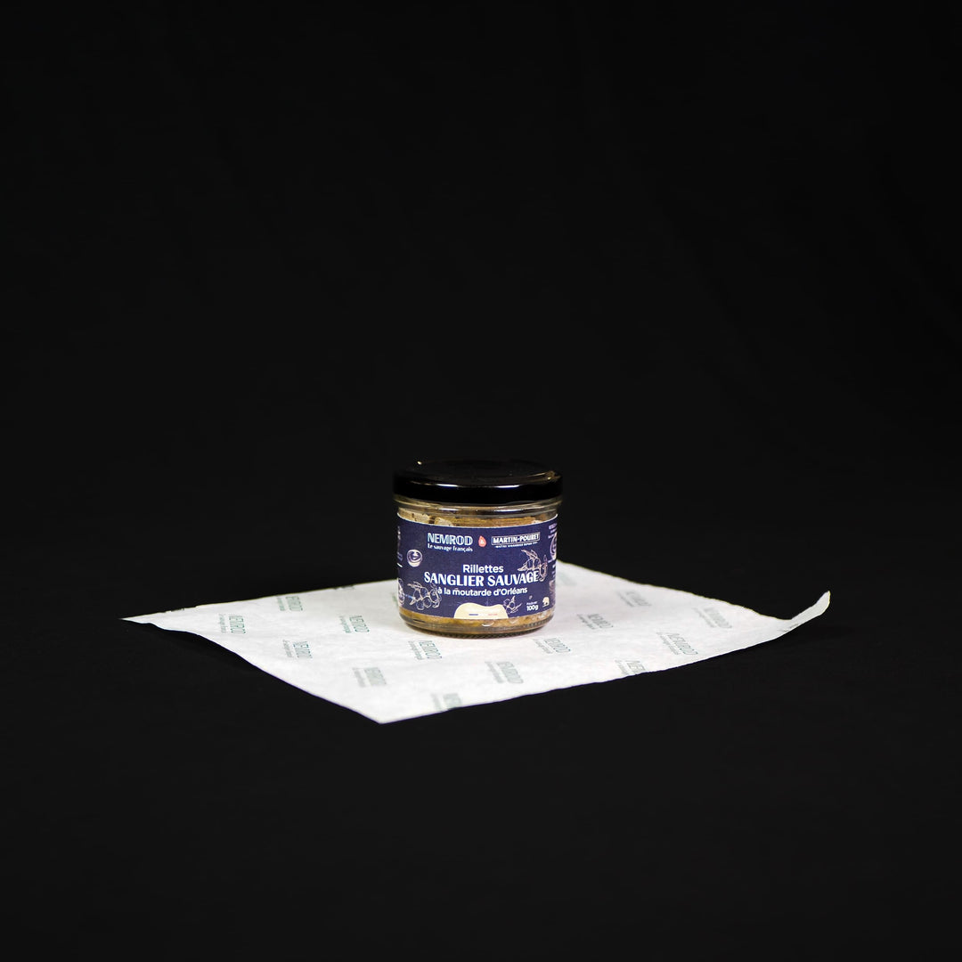 Rillettes de sanglier à la moutarde d'Orléans