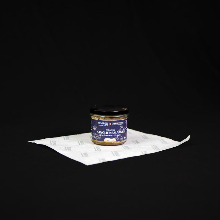 Rillettes de sanglier à la moutarde d'Orléans