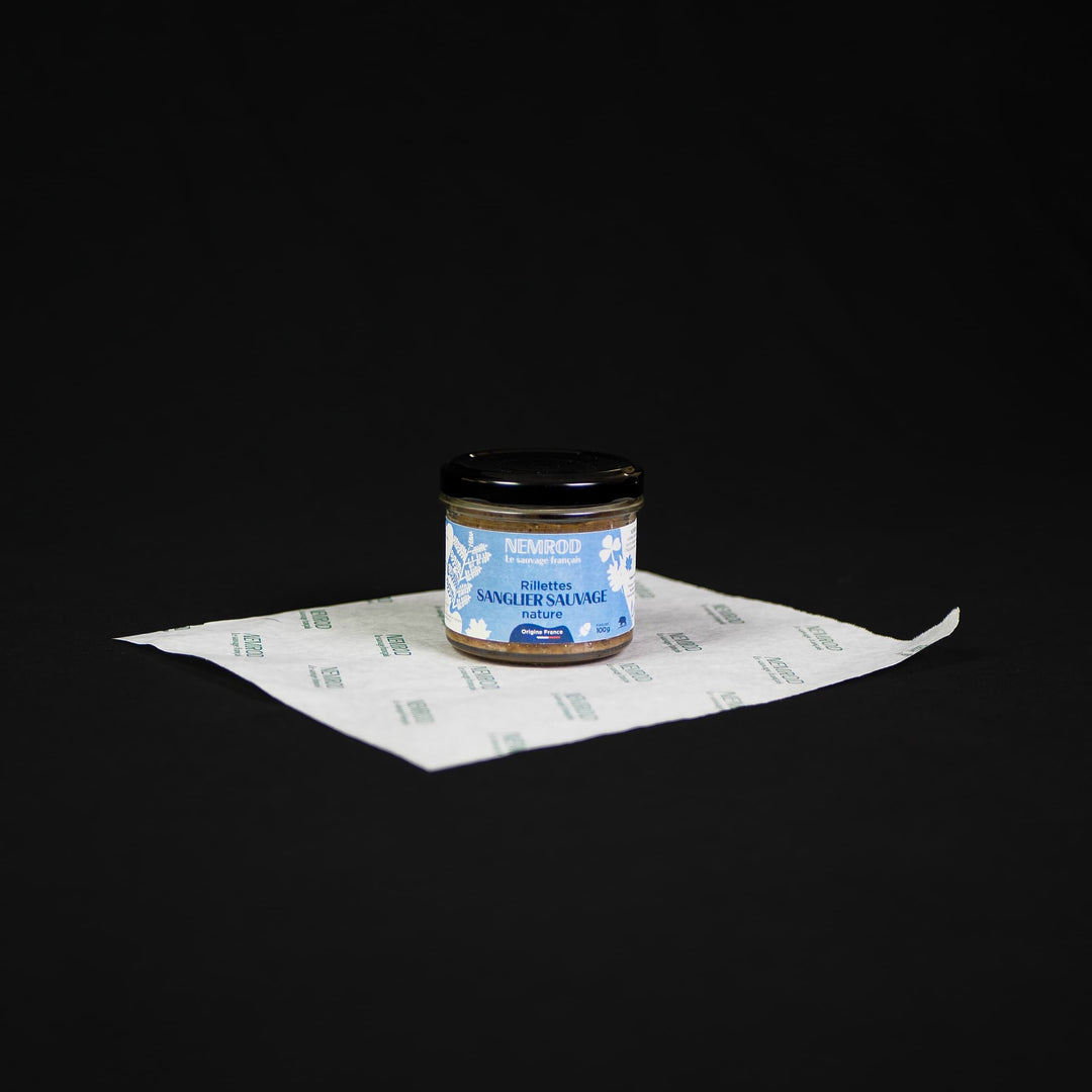Rillettes de sanglier nature 100g