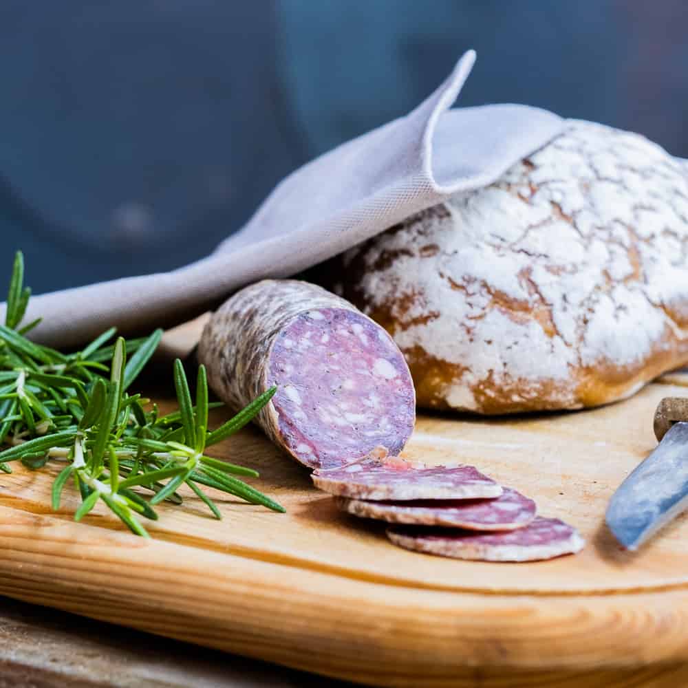 Saucisson de cerf aux herbes