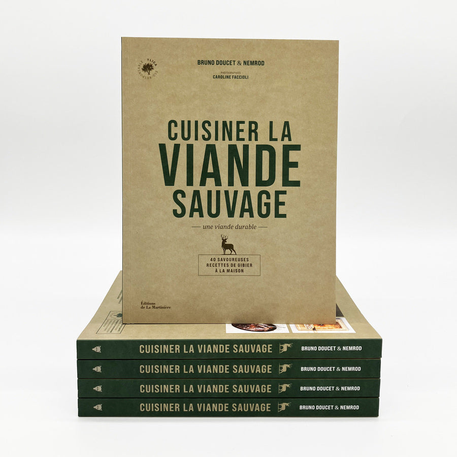 Livre de recettes Cuisiner la Viande sauvage écrit par Nemrod et Bruno Doucet