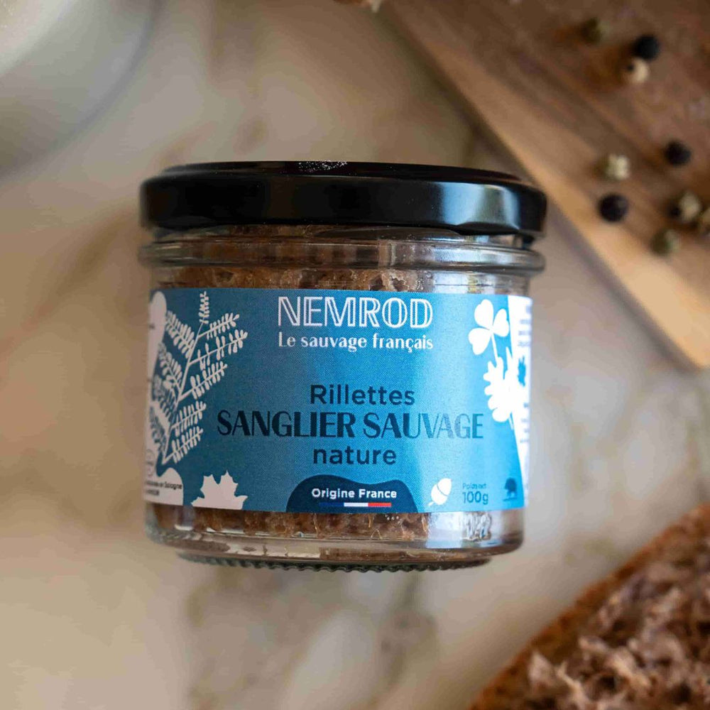 Rillettes de sanglier nature
