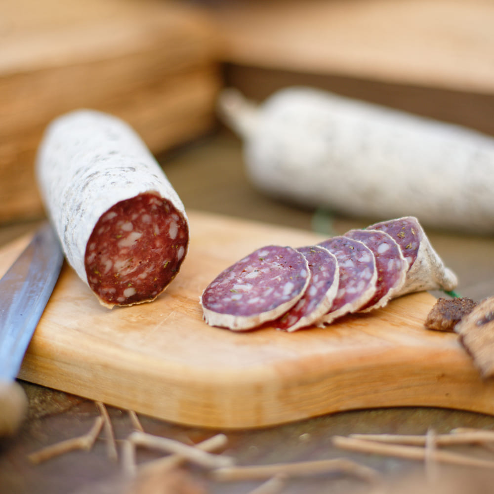 Saucisson de Cerf sauvage aux herbes - 200g