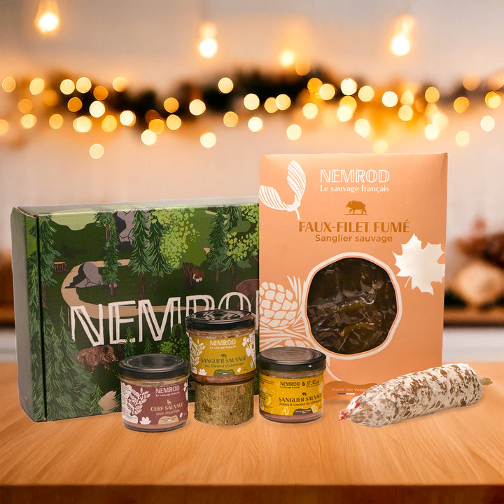 coffret apéritif de gibier