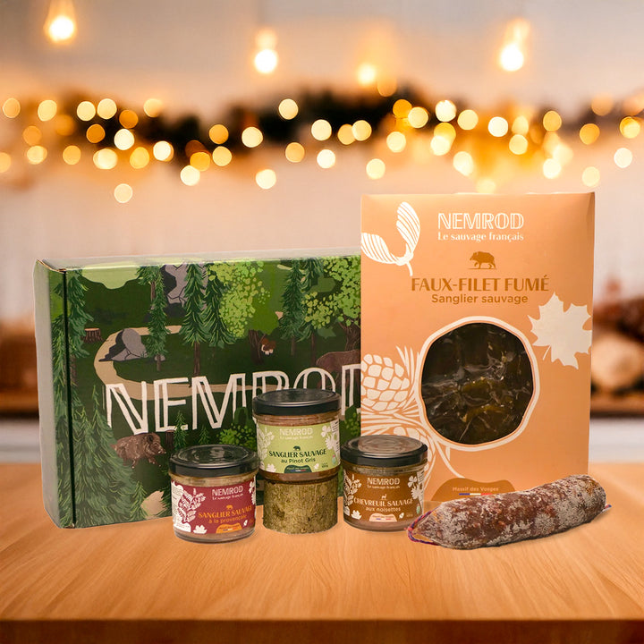 coffret apéritif de gibier