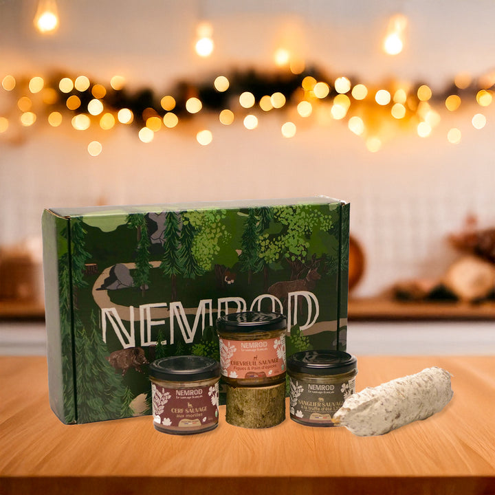 Coffret apéritif de gibier