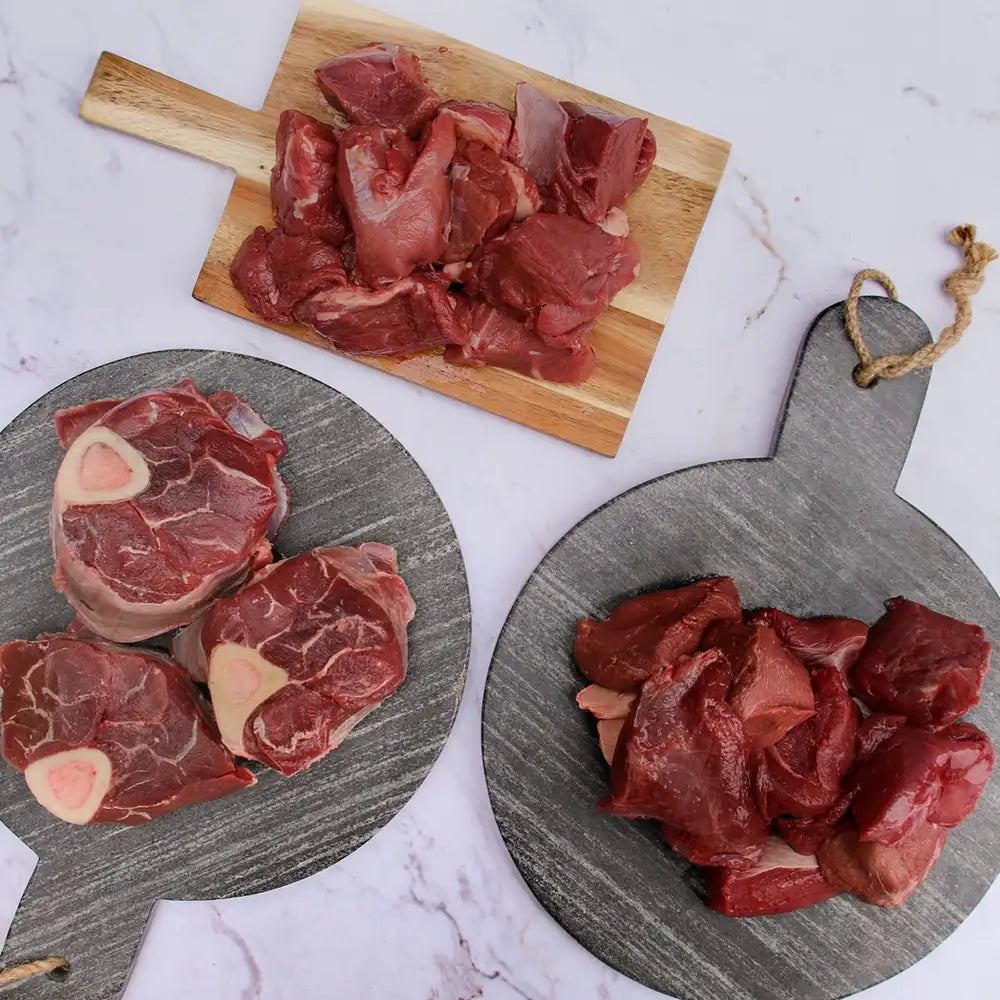 Colis de viande de gibier à mijoter