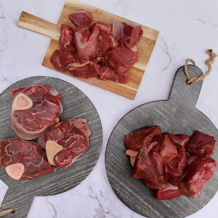 Colis de viande de gibier à mijoter