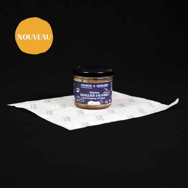 Rillettes de sanglier à la moutarde d'Orléans