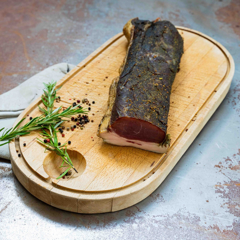 Faux filet fumé & séché de Sanglier sauvage (Pièce à trancher) - Nemrod.co