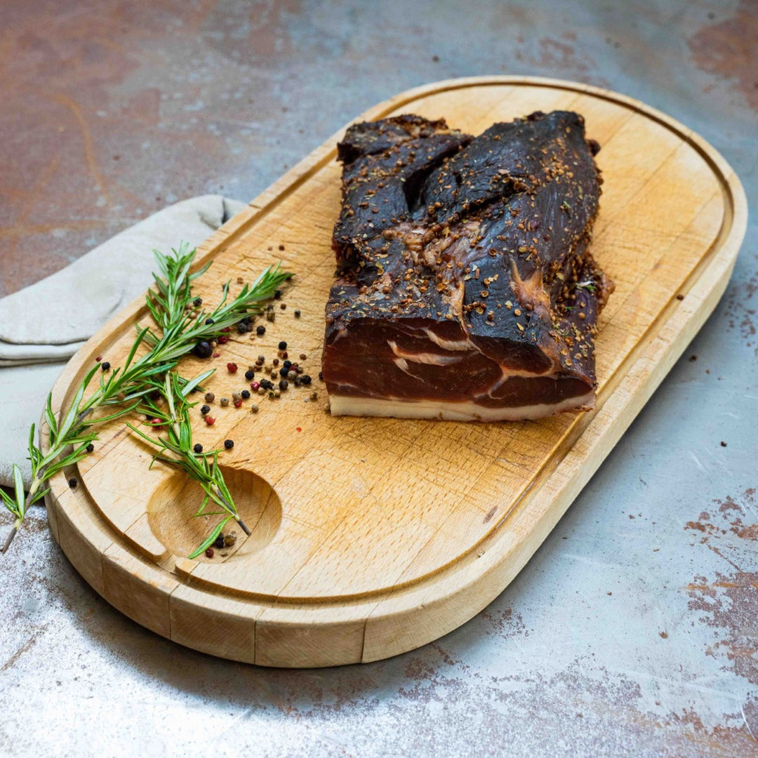 Jambon fumé & séché de Sanglier sauvage (Pièce à trancher) - Nemrod.co