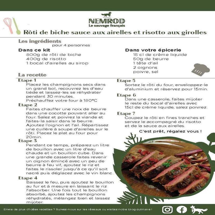 risotto le lozérien girolles