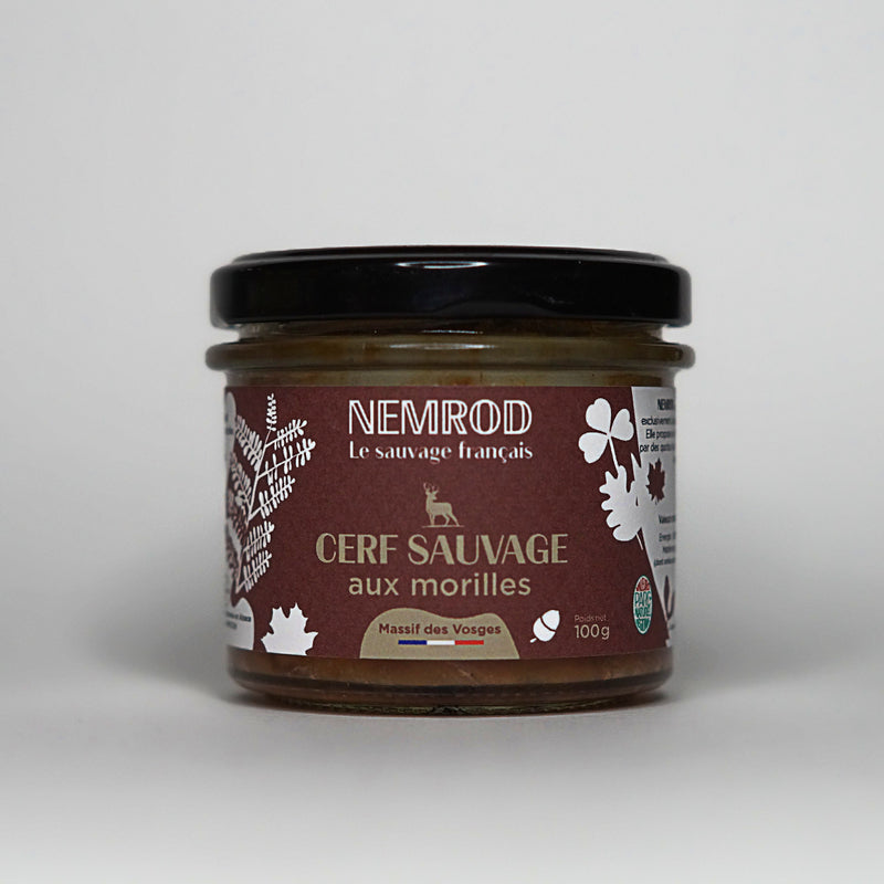 Terrine cerf sauvage aux morilles - Nemrod.co